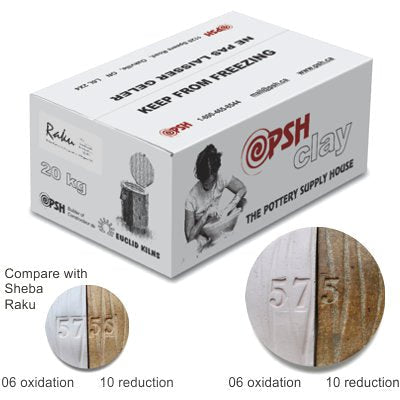 PSH Raku Clay, 22.5 lb