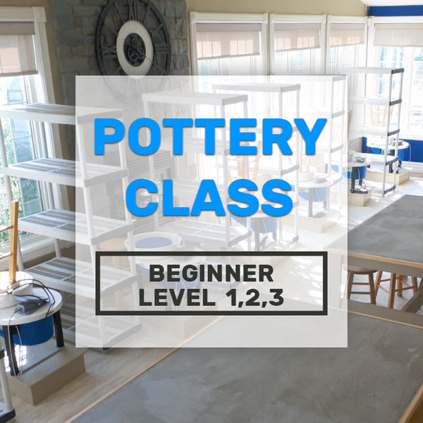 Pottery Class, Beginner, Thursday MORNINGS 9:00am - 12:00pm, January 11th to February 29th, Nancy Redwood