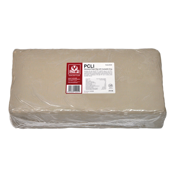 SIO-2® PCLI Stoneware Paper Clay, 27.6 lb