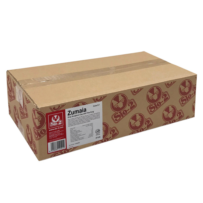 SIO-2® Zumaia Grey Sculpture Clay with Fine Grog, 27.6 lb – Donn